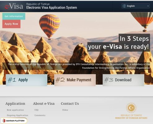 Steps to apply for Turkey Visa for Bahrain Residents
