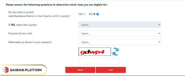 Steps to pay Bahrain visa fees